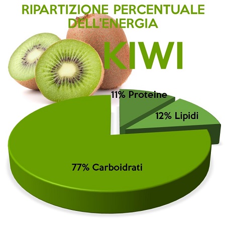 Il Kiwi: ripartizione energetica