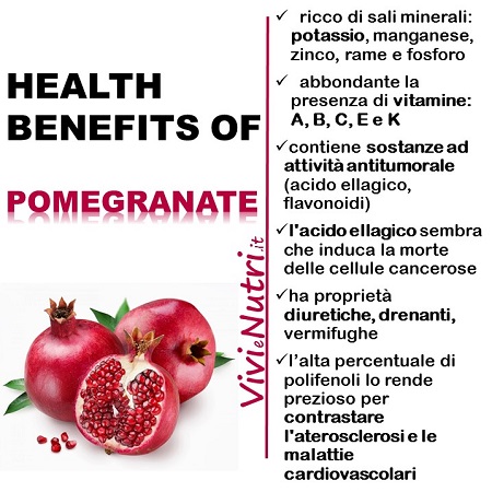 La melagrana: effetti benefici sulla nostra salute